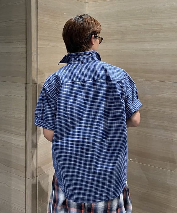 照田 拓史さんの「BEAMS WOMEN｜オックスフォード ボタンダウンシャツ 5分丈【ワイドフィット】」を使ったコーディネート