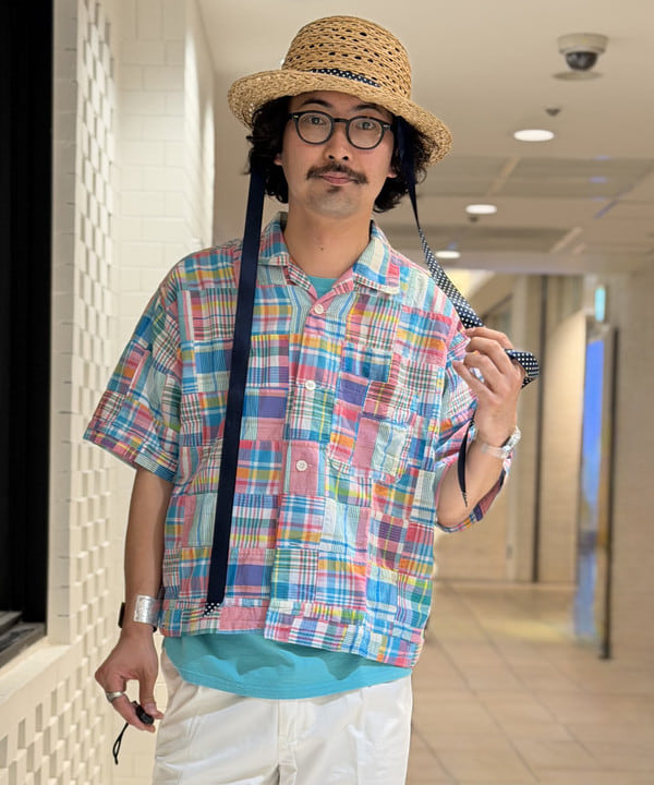 BAKU(東江 漠)さんの「BEAMS PLUS｜1Pleat 80/3 Twill」を使ったコーディネート