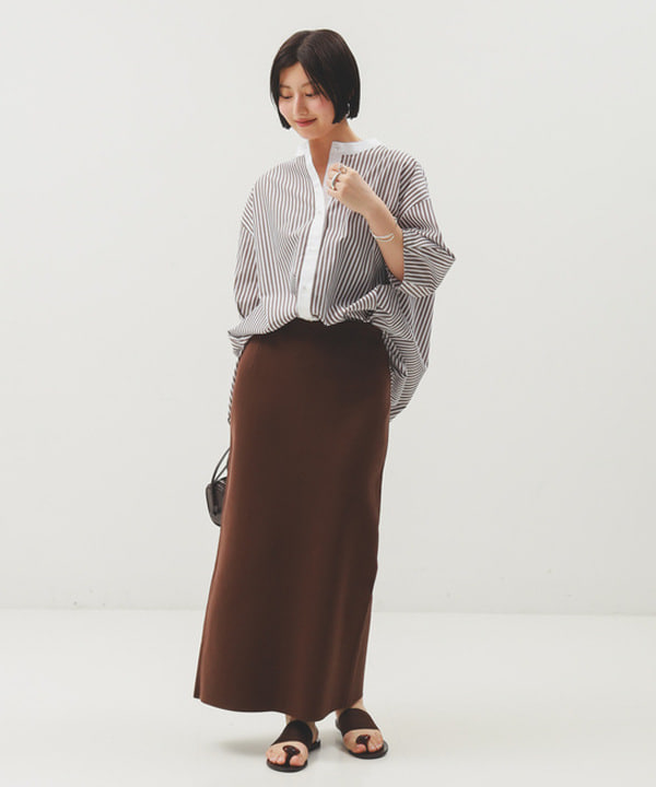 NATSUKIさんの「BEAMS WOMEN｜シンプル タイト ニットスカート .M」を使ったコーディネート