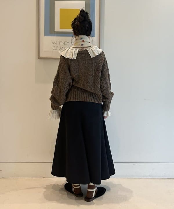 清水 彩乃さんの「BEAMS WOMEN｜８粒 パール クリップ」を使ったコーディネート