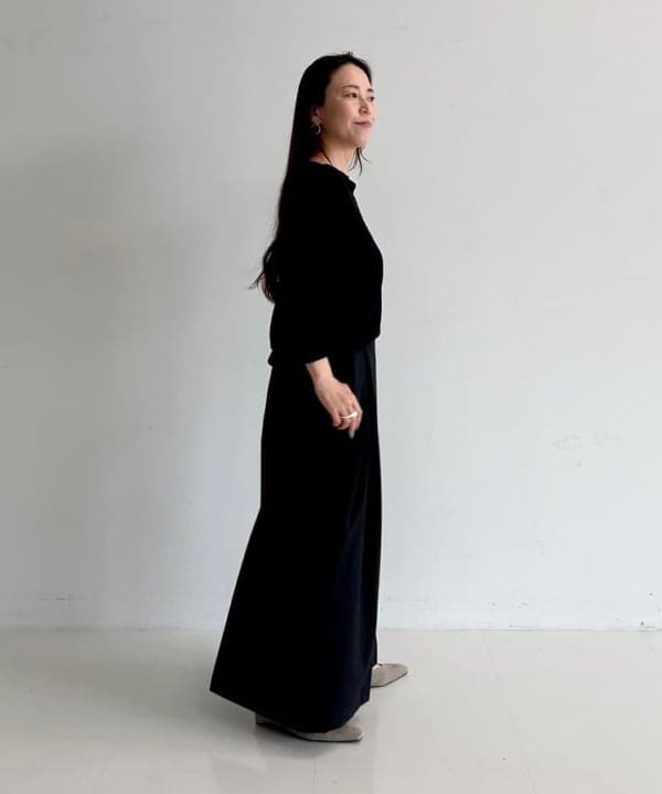 関 桂子さんの「BEAMS WOMEN｜ボートネック レディ ニット .M」を使ったコーディネート
