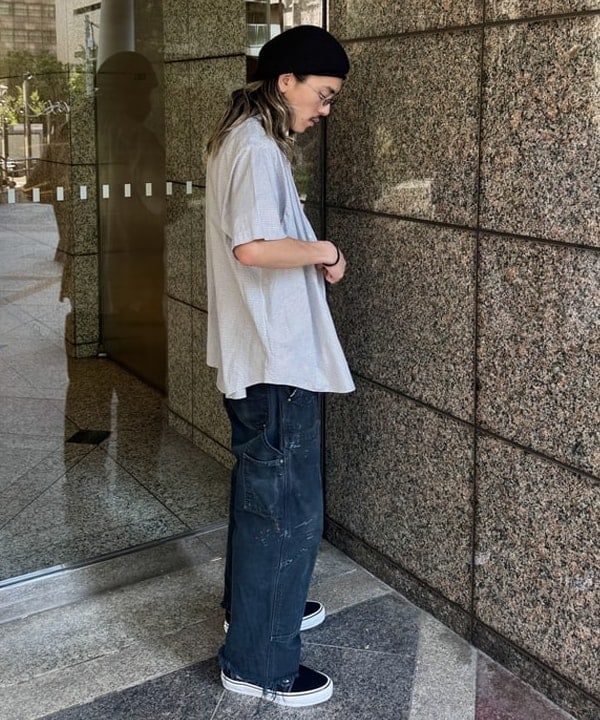 Ryohei Takataさんの「BEAMS WOMEN｜【別注】DANTON / ショートスリーブ チェック シャツ」を使ったコーディネート
