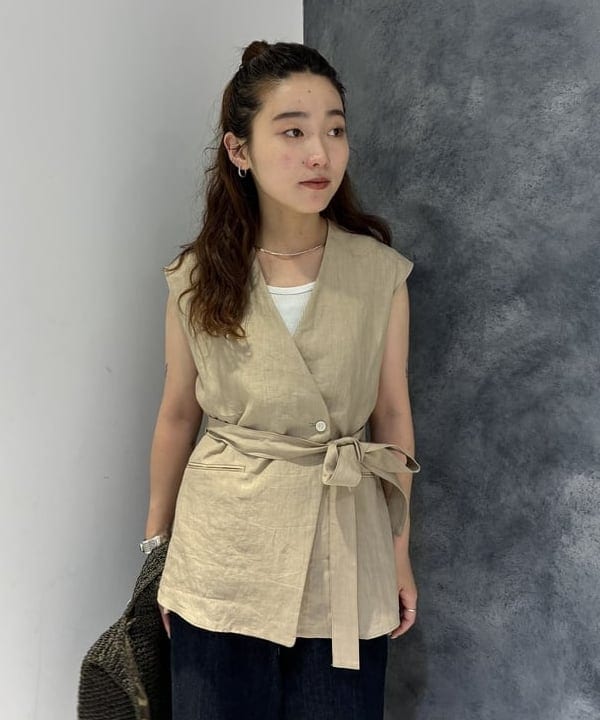 モモさんの「BEAMS WOMEN｜PAPER SHOLDER BAG 26SS」を使ったコーディネート