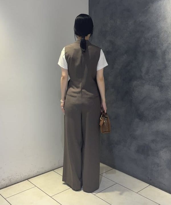 菜月さんの「BEAMS WOMEN｜ウエストベルト オールインワン」を使ったコーディネート