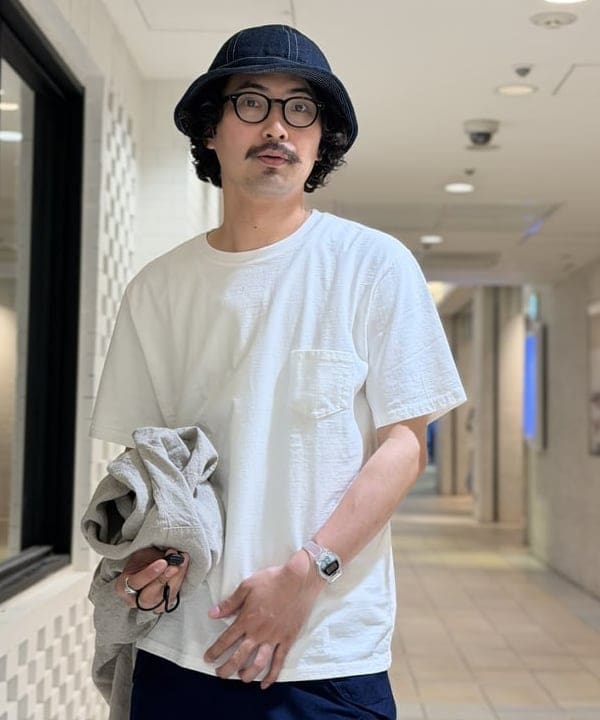 BAKU(東江 漠)さんの「Open Collar 1/40 Linen」を使ったコーディネート