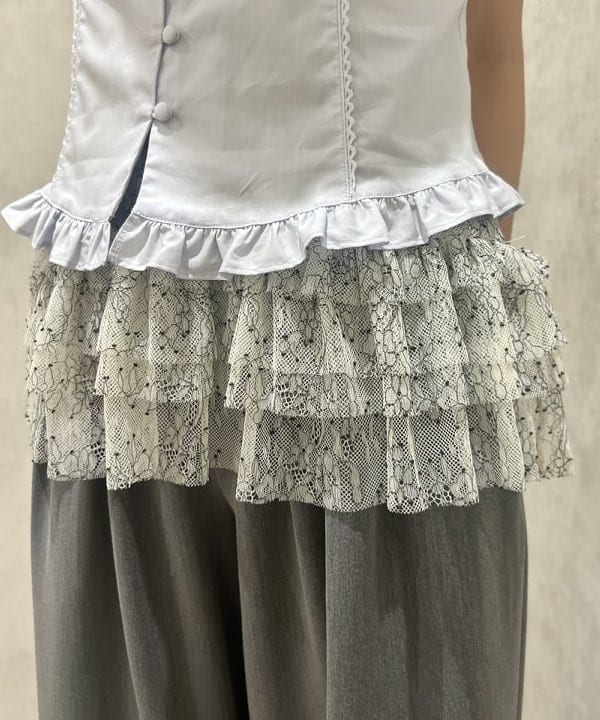 あさひさんの「BEAMS WOMEN｜ダブル ウエスト タック ワイド パンツ」を使ったコーディネート