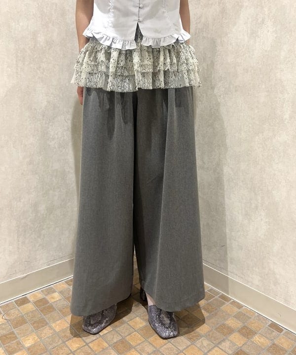 あさひさんの「BEAMS WOMEN｜ダブル ウエスト タック ワイド パンツ」を使ったコーディネート