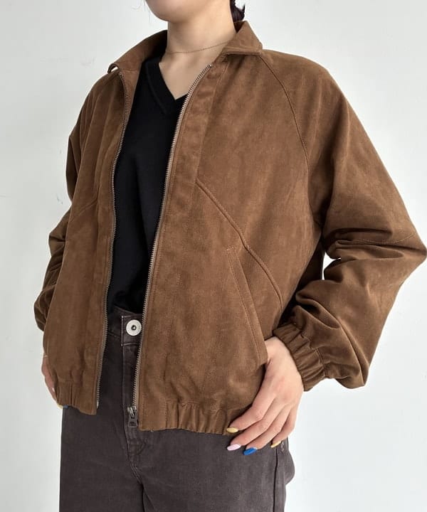 SAKAIさんの「BEAMS WOMEN｜【別注】TICCA / ウルトラ スエード ブルゾン」を使ったコーディネート