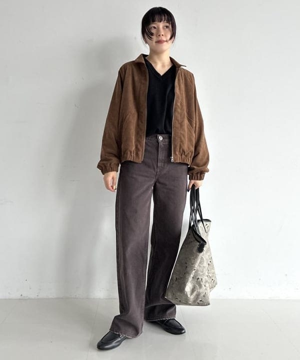 SAKAIさんの「BEAMS WOMEN｜【別注】TICCA / ウルトラ スエード ブルゾン」を使ったコーディネート