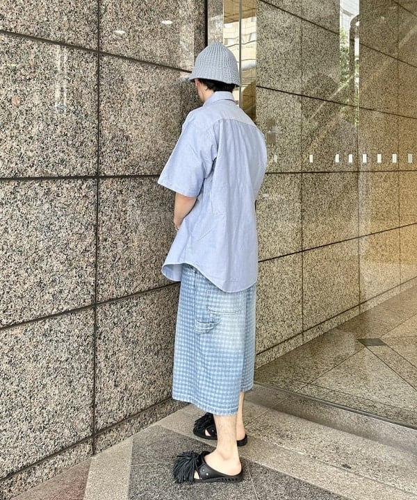 吉田 洸輝さんの「BEAMS WOMEN｜オックスフォード ボタンダウンシャツ 5分丈【ワイドフィット】」を使ったコーディネート