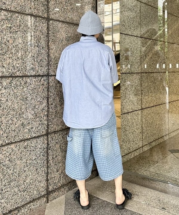 吉田 洸輝さんの「BEAMS WOMEN｜オックスフォード ボタンダウンシャツ 5分丈【ワイドフィット】」を使ったコーディネート
