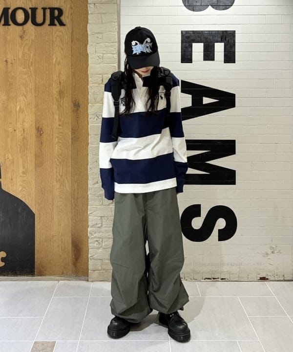 りかちょび/岸本梨佳さんの「BEAMS BOY / US ARMY オーバー パンツ」を使ったコーディネート