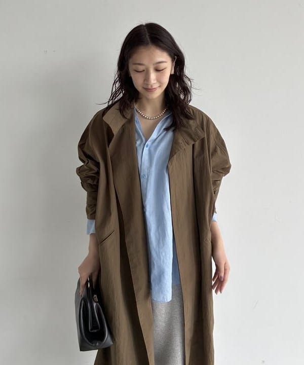 坂本 涼花さんの「BEAMS WOMEN｜AK+1 / タスラン オーバーコート」を使ったコーディネート