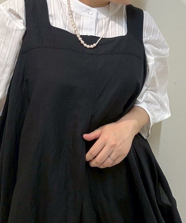 塚越 有紀さんの「BEAMS WOMEN｜AYUS / アコヤ バロックパール 2トーン ネックレス」を使ったコーディネート