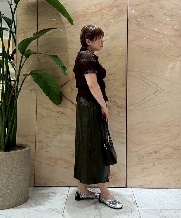 塚越 有紀さんの「BEAMS WOMEN｜YAHKI / YH-809 SHOULDER BAG」を使ったコーディネート
