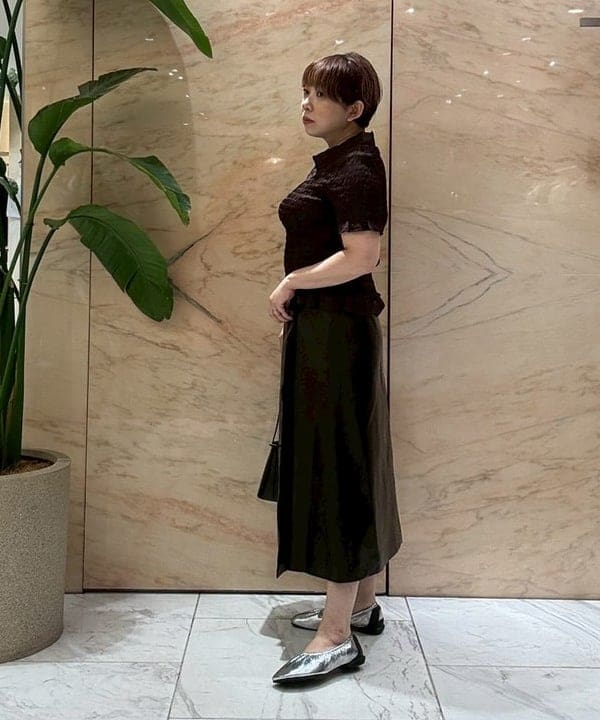 塚越 有紀さんの「BEAMS WOMEN｜YAHKI / YH-809 SHOULDER BAG」を使ったコーディネート