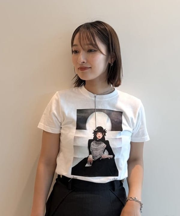 松本 佳菜子さんの「BEAMS WOMEN｜JENNIE / Ruby T-shirt」を使ったコーディネート