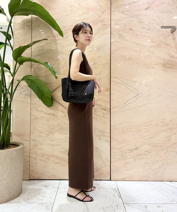 AONO SHIKAMAさんの「BEAMS WOMEN｜ヘルシー ニット キャミソール .M」を使ったコーディネート