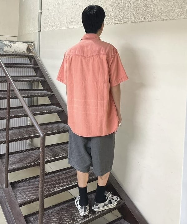 BANさんの「BEAMS WOMEN｜BEAMS PLUS｜Easy Shorts COTTON Linen」を使ったコーディネート