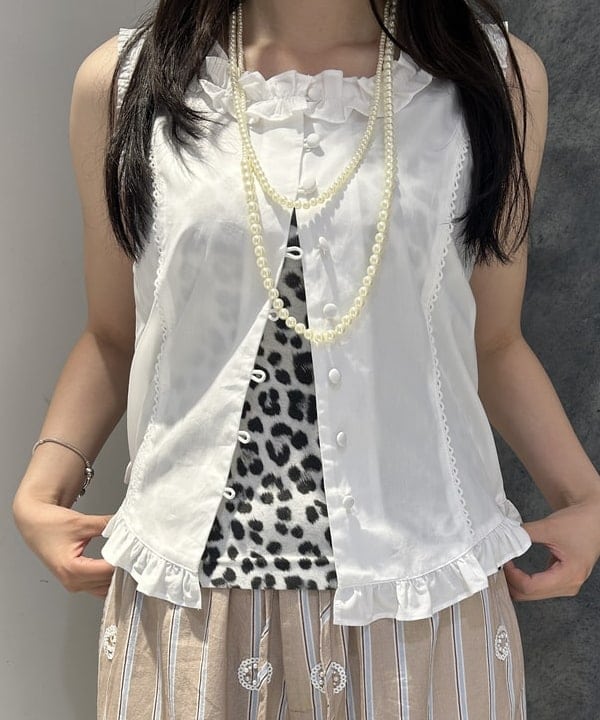 ハルカさんの「BEAMS WOMEN｜ランダム パール ネックレス」を使ったコーディネート