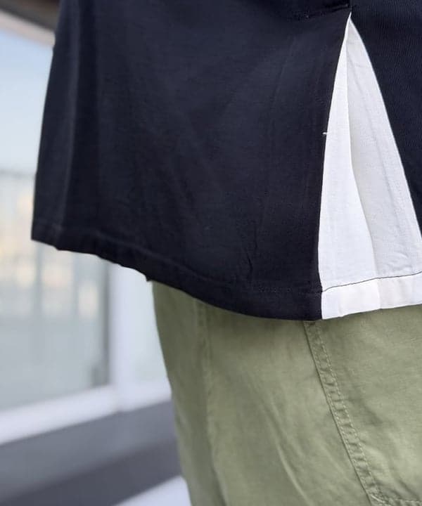 BAKU(東江 漠)さんの「BEAMS｜【別注】ISLAND SLIPPER / レザー トング サンダル｜シンプル｜モノトーン」を使ったコーディネート