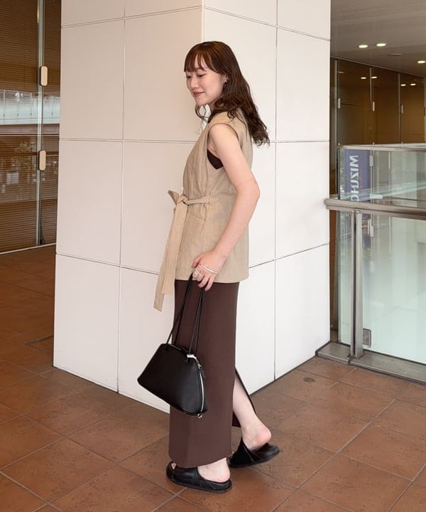 大浦 栞さんの「BEAMS WOMEN｜＆MyuQ / HACO ショルダーバッグ」を使ったコーディネート