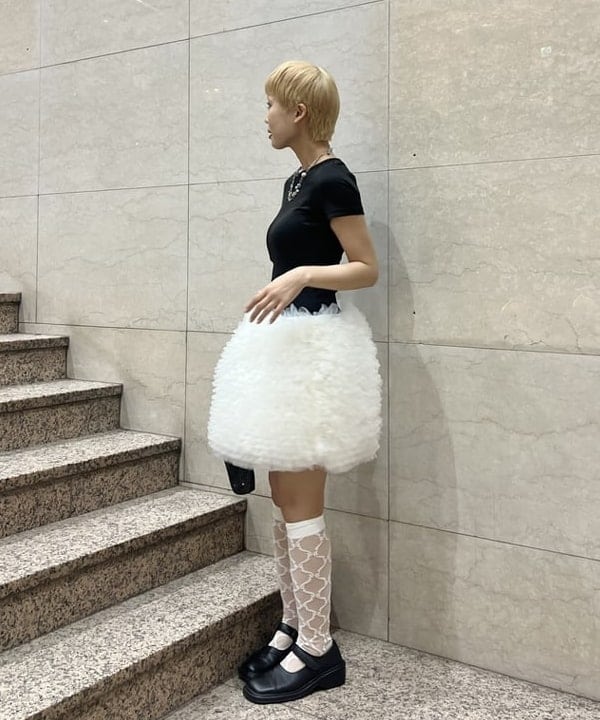 あさひさんの「BEAMS WOMEN｜【別注】bLicensceLL / ビジュー 2WAY チェーン バッグ」を使ったコーディネート