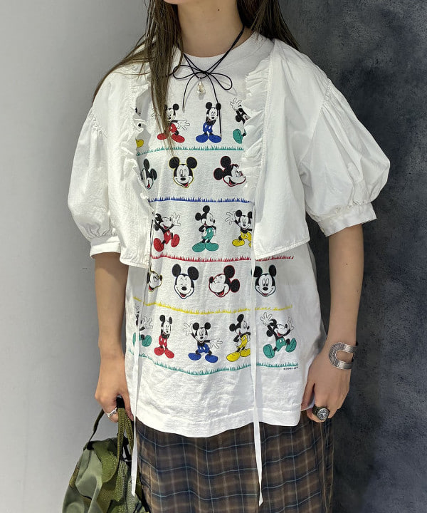 にしだてさんの「BEAMS WOMEN｜maturely / ボイル チェック ラップ スカート」を使ったコーディネート