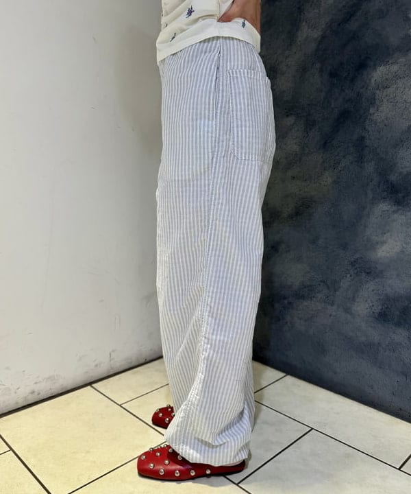 reinaさんの「BEAMS WOMEN｜チェック ストライプ ヘムコード パンツ」を使ったコーディネート