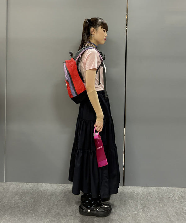 りかちょび/岸本梨佳さんの「BEAMS WOMEN｜ボーイ ベーシック Tシャツ」を使ったコーディネート