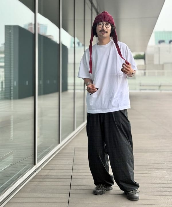 BAKU(東江 漠)さんの「ダイナミック ドライ イージー パンツ 【ワイドストレートフィット】」を使ったコーディネート
