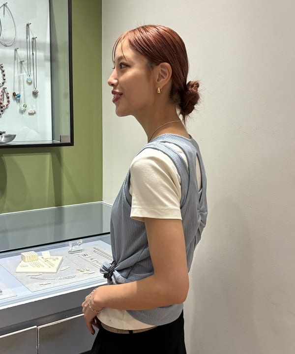 れいなさんの「BEAMS WOMEN｜【ワイドストレートフィット】ショート スラックス」を使ったコーディネート