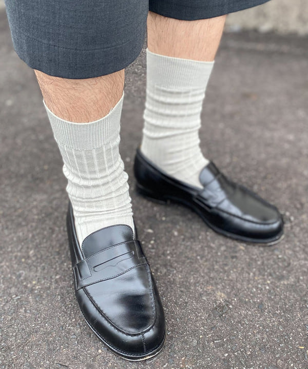 F（ビームスF）【別注】CROCKETT&JONES / MAINE2 カーフローファー 