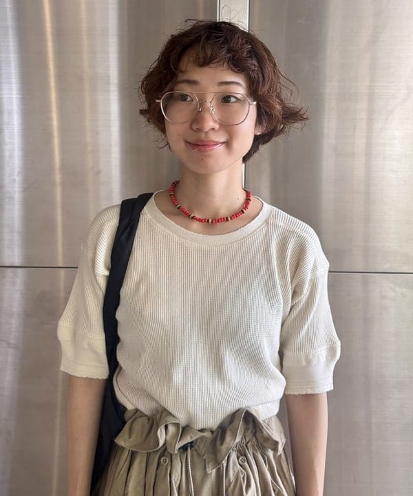 みりさんの「ダメージ サーマル Tシャツ」を使ったコーディネート