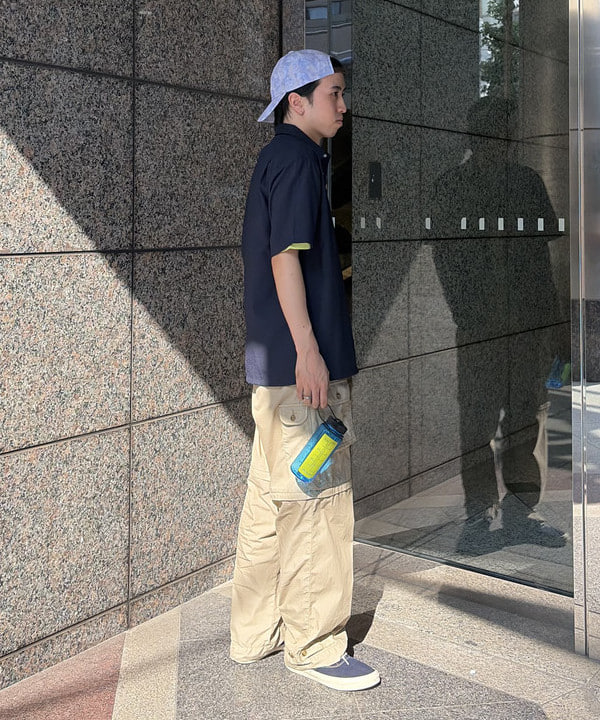 深澤 琥太郎さんの「BEAMS WOMEN｜シアサッカー シャツ【リラックスフィット】」を使ったコーディネート