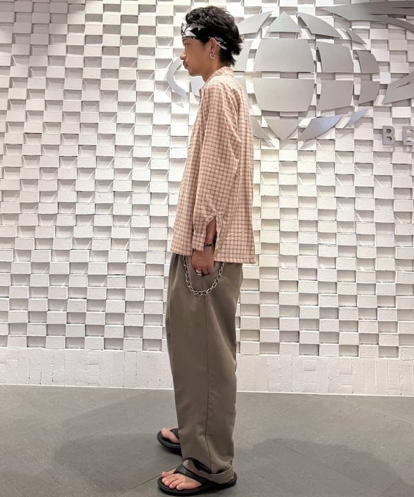 三宅 雄平さんの「BEAMS WOMEN｜Open B.D. Sucker Plaid」を使ったコーディネート
