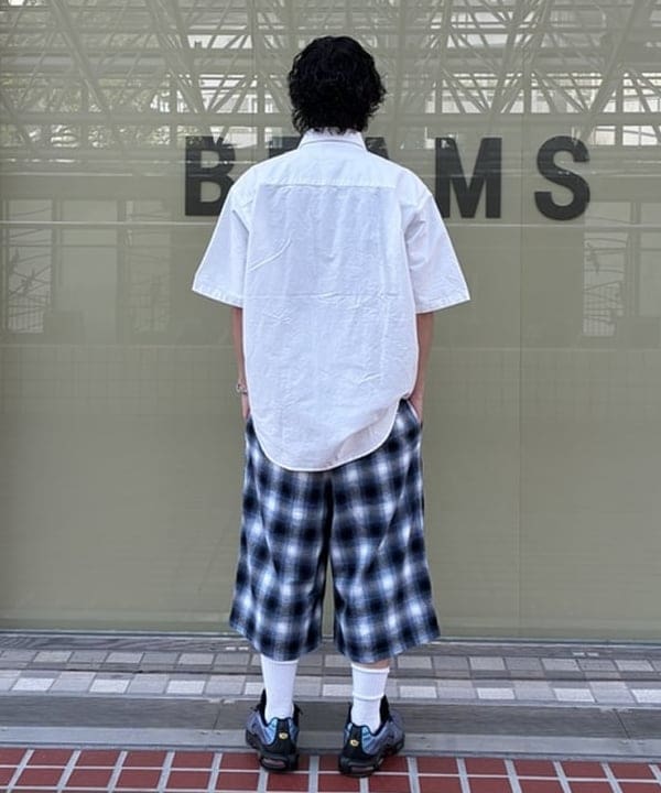 松島 海斗さんの「オックスフォード ボタンダウンシャツ 5分丈【ワイドフィット】」を使ったコーディネート