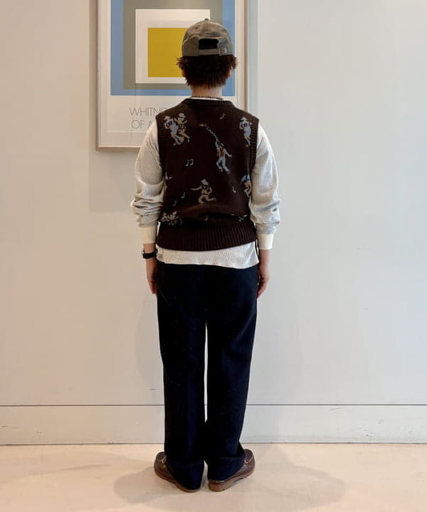 木村 梨香さんの「BEAMS WOMEN｜ジャカード ニットベスト」を使ったコーディネート
