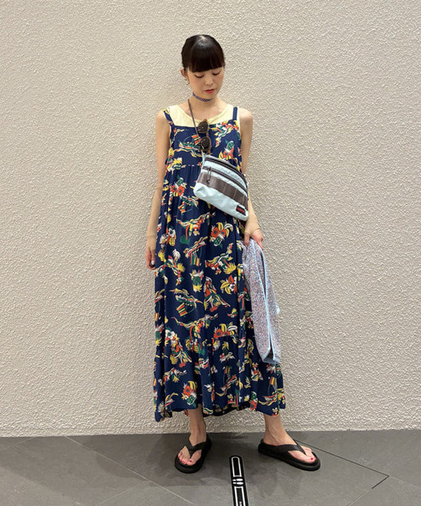 りかちょび/岸本梨佳さんの「BEAMS WOMEN｜メランジ フェイスタオル 2026SS」を使ったコーディネート