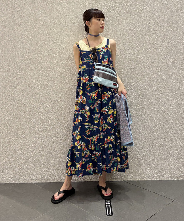 りかちょび/岸本梨佳さんの「BEAMS WOMEN｜メランジ フェイスタオル 2026SS」を使ったコーディネート