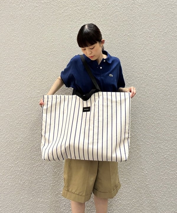 りかちょび/岸本梨佳さんの「BEAMS WOMEN｜【別注】LACOSTE / ポロシャツ」を使ったコーディネート