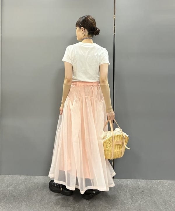 りかちょび/岸本梨佳さんの「JENNIE / Compact T-shirt」を使ったコーディネート