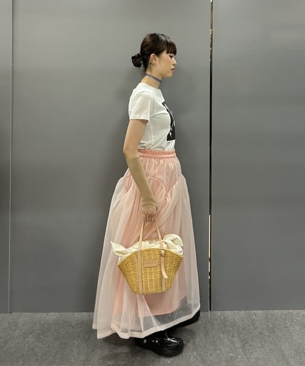 りかちょび/岸本梨佳さんの「JENNIE / Compact T-shirt」を使ったコーディネート
