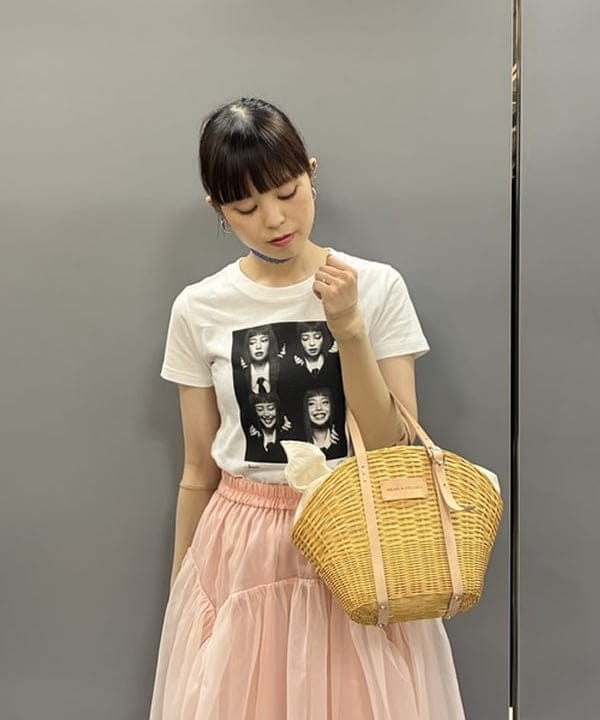 りかちょび/岸本梨佳さんの「JENNIE / Compact T-shirt」を使ったコーディネート