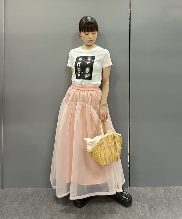 りかちょび/岸本梨佳さんの「JENNIE / Compact T-shirt」を使ったコーディネート