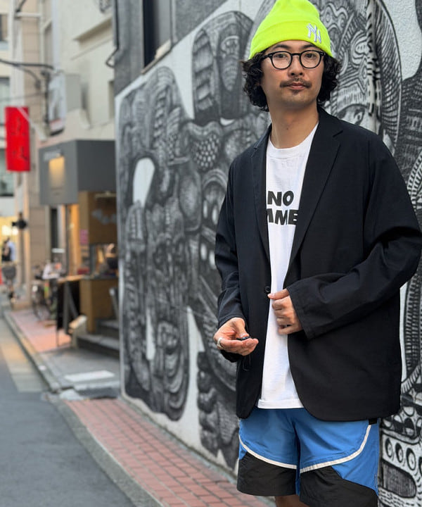 BAKU(東江 漠)さんの「BEAMS WOMEN｜SUB POP / S/S TEE " NO COMMENT. "」を使ったコーディネート