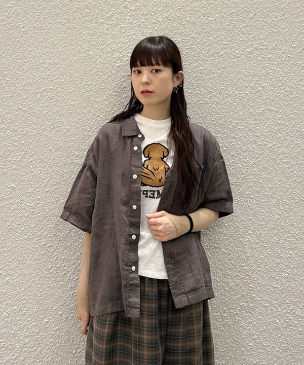 りかちょび/岸本梨佳さんの「maturely / ボイル チェック ワイド イージー」を使ったコーディネート