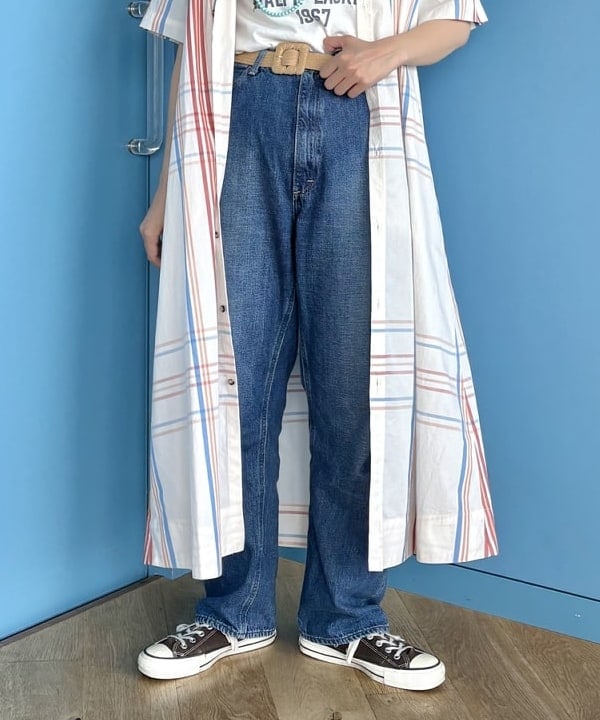 おのすさんの「BEAMS WOMEN｜ボーイ ビッグ タータン ワンピース」を使ったコーディネート