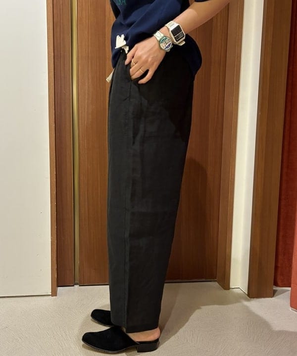MATSUMOTO AMIさんの「BEAMS WOMEN｜リネン ソリッド イージー ＜イージーケア＞」を使ったコーディネート