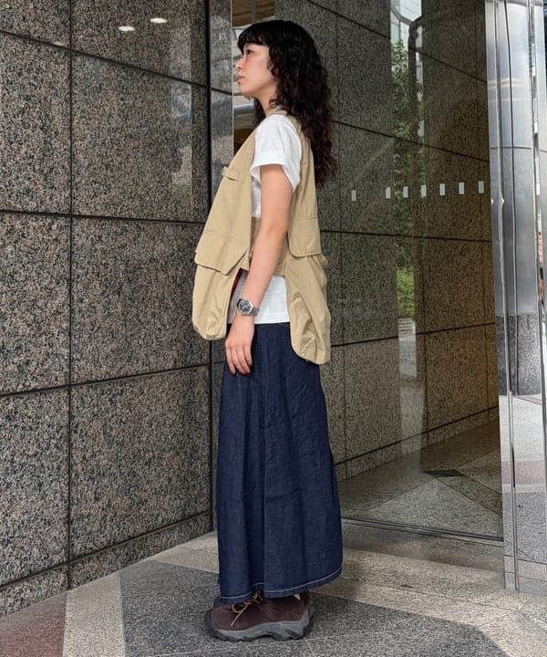 ばるたんさんの「BEAMS WOMEN｜【別注】WAREHOUSE & CO. / Lot 4601 Print Tshirt #1」を使ったコーディネート